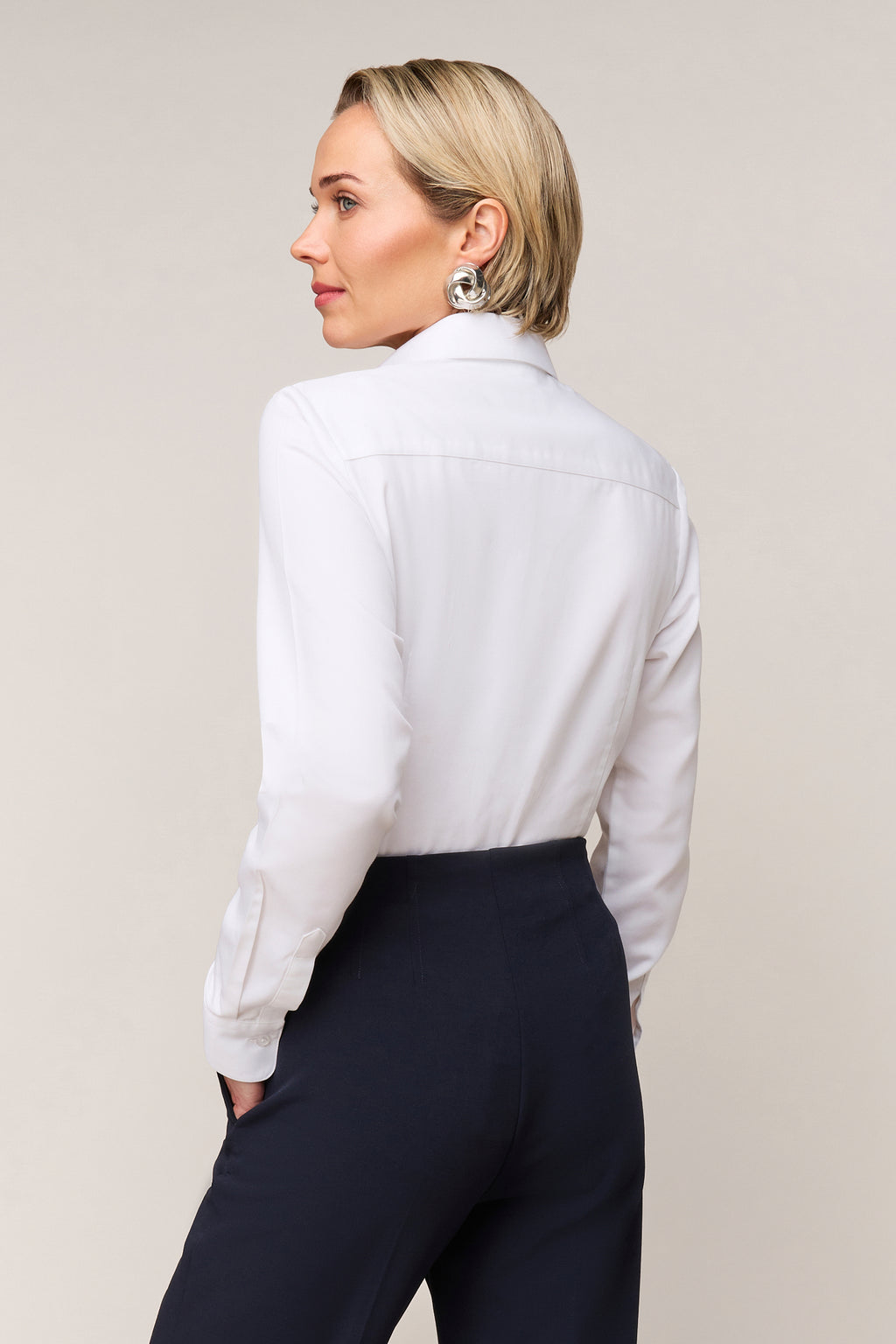 Damesblouse Slim Fit - Enkele Manchet