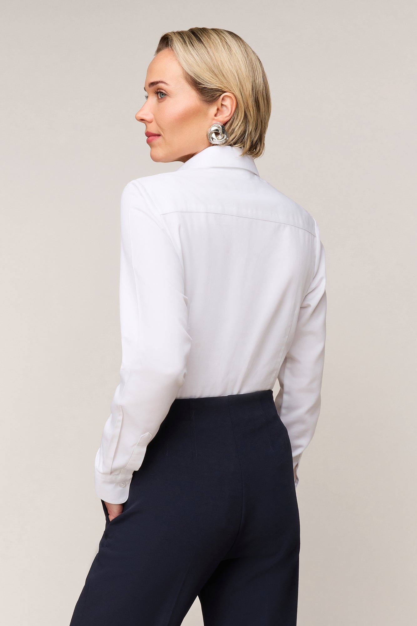 Damesblouse Slim Fit - Enkele Manchet