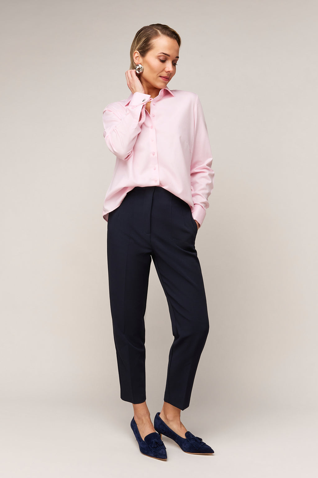 Damesblouse Regular Fit - Dubbele Manchet