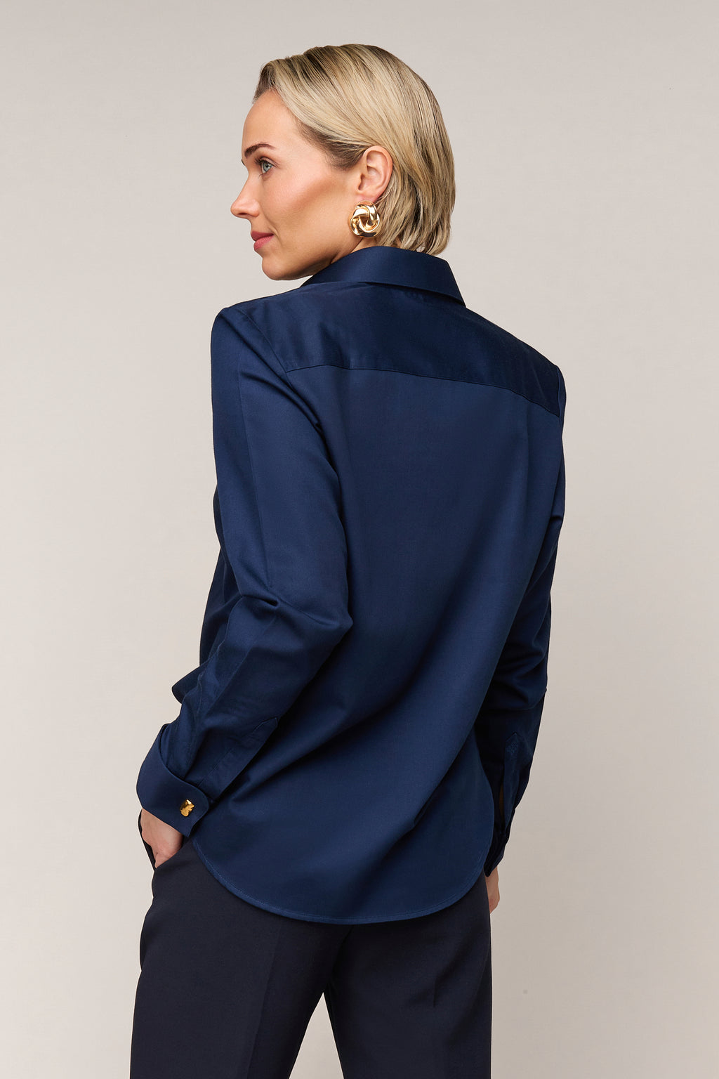 Damesblouse Regular Fit - Dubbele Manchet