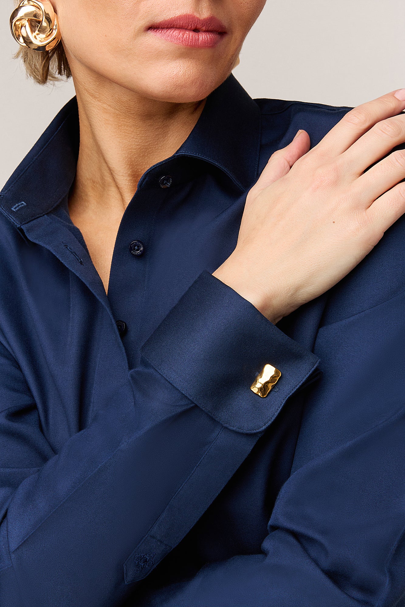 Damesblouse Regular Fit - Dubbele Manchet