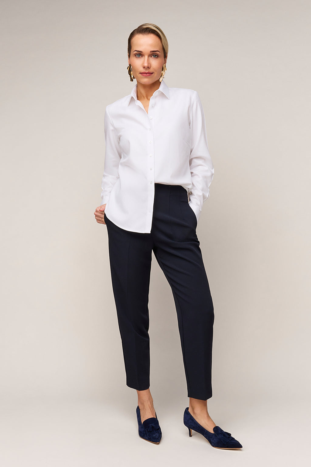 Damesblouse Regular Fit - Enkele Manchet