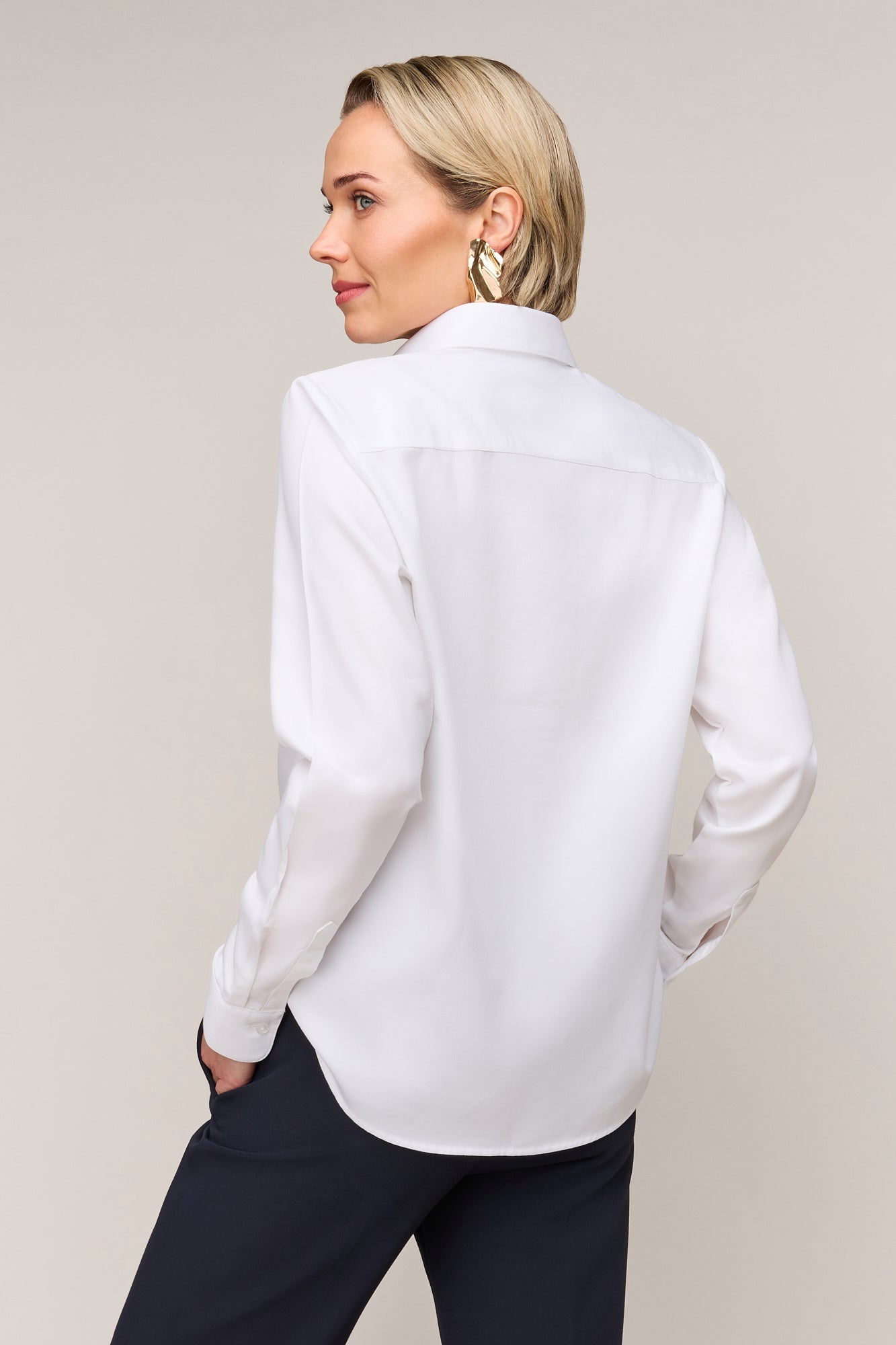 Damesblouse Regular Fit - Enkele Manchet