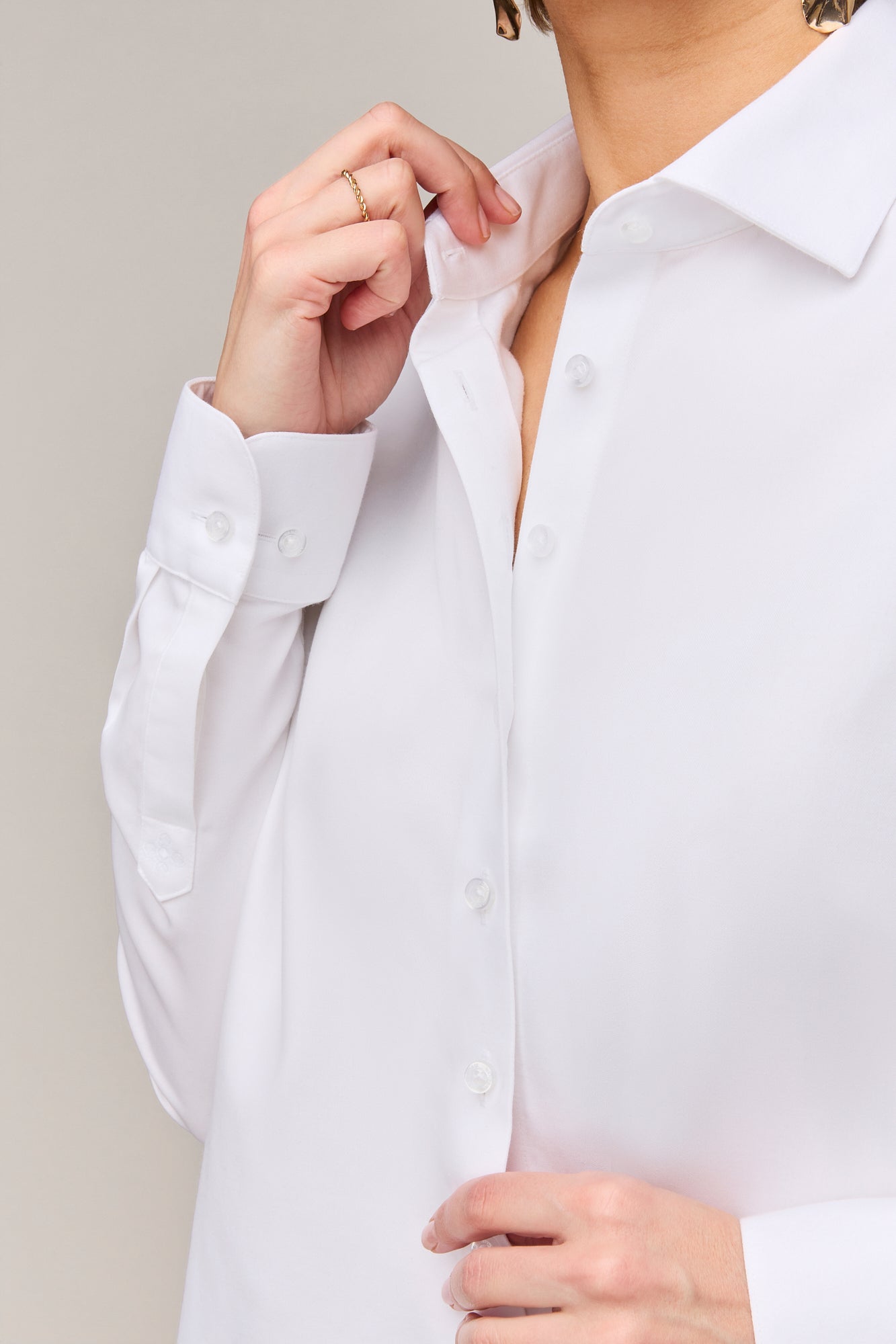 Damesblouse Regular Fit - Enkele Manchet