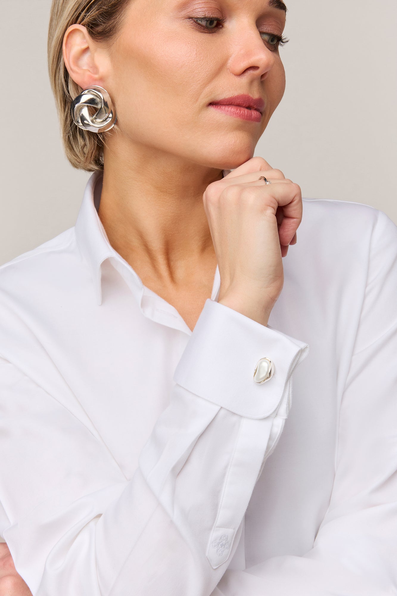 Damesblouse Regular Fit - Dubbele Manchet