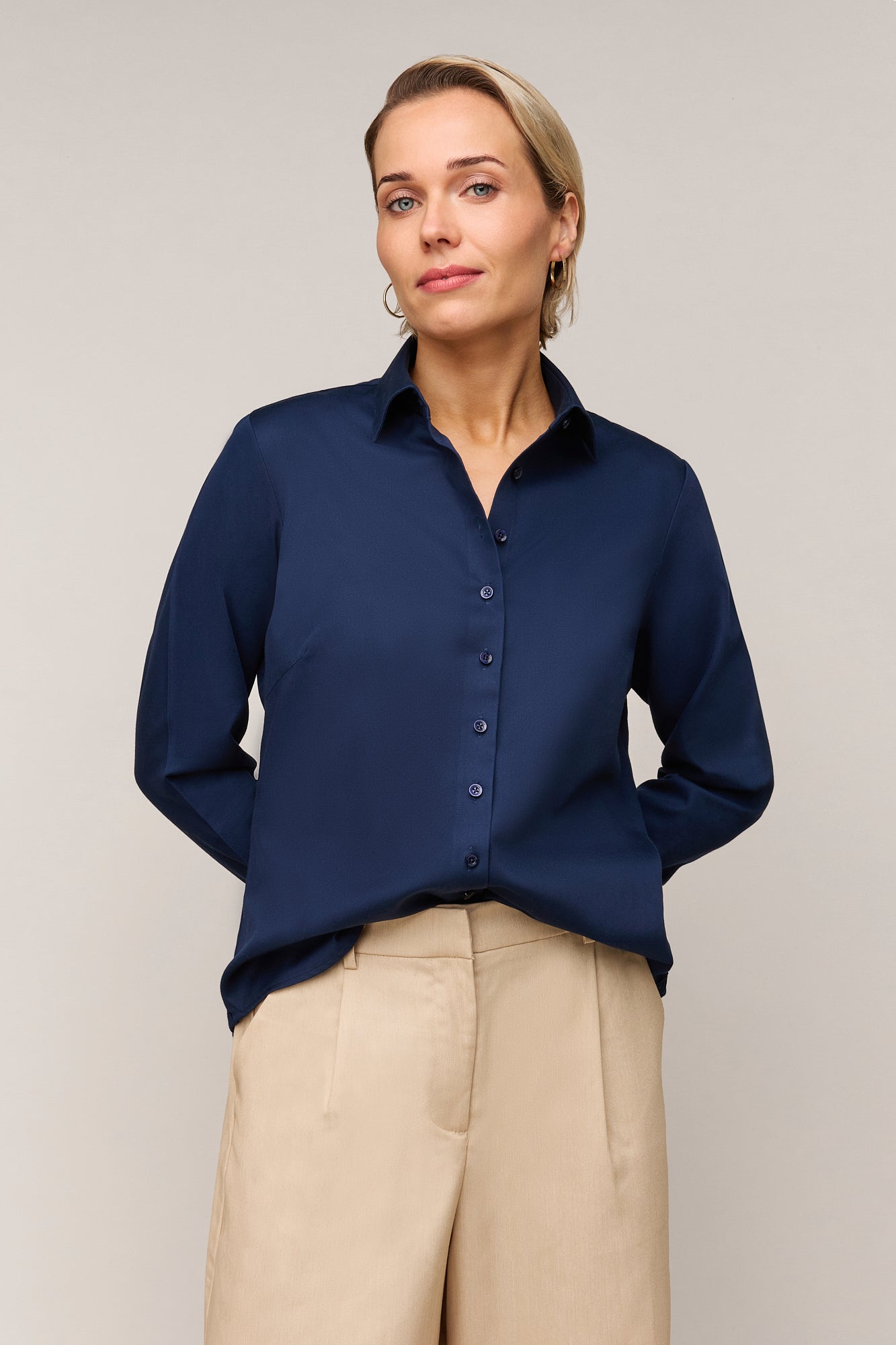 Damesblouse Regular Fit - Enkele Manchet