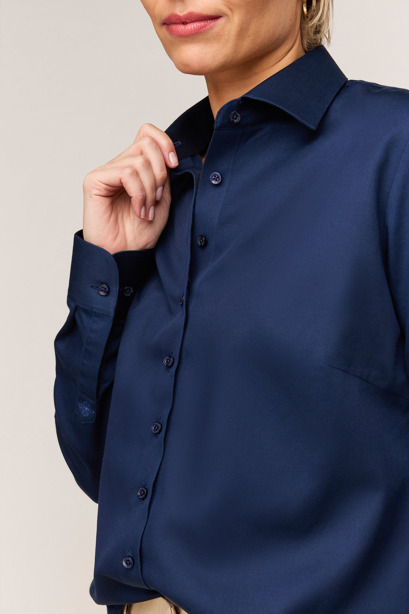 Damesblouse Regular Fit - Enkele Manchet