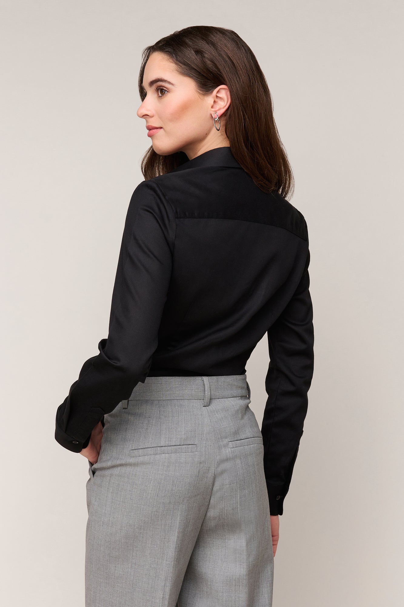 Damesblouse Slim Fit - Enkele Manchet