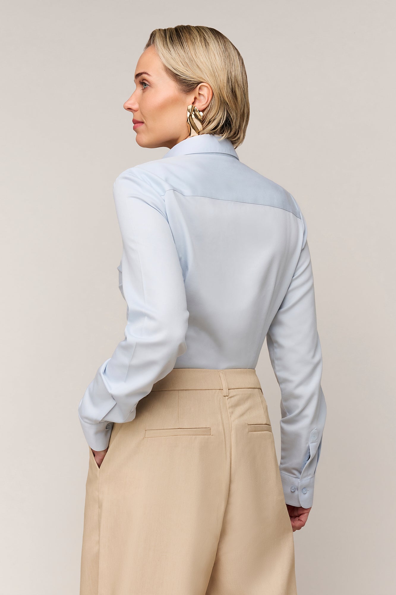 Damesblouse Slim Fit - Enkele Manchet