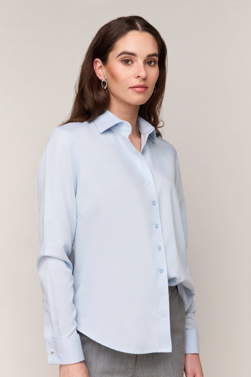 Damesblouse Regular Fit - Dubbele Manchet