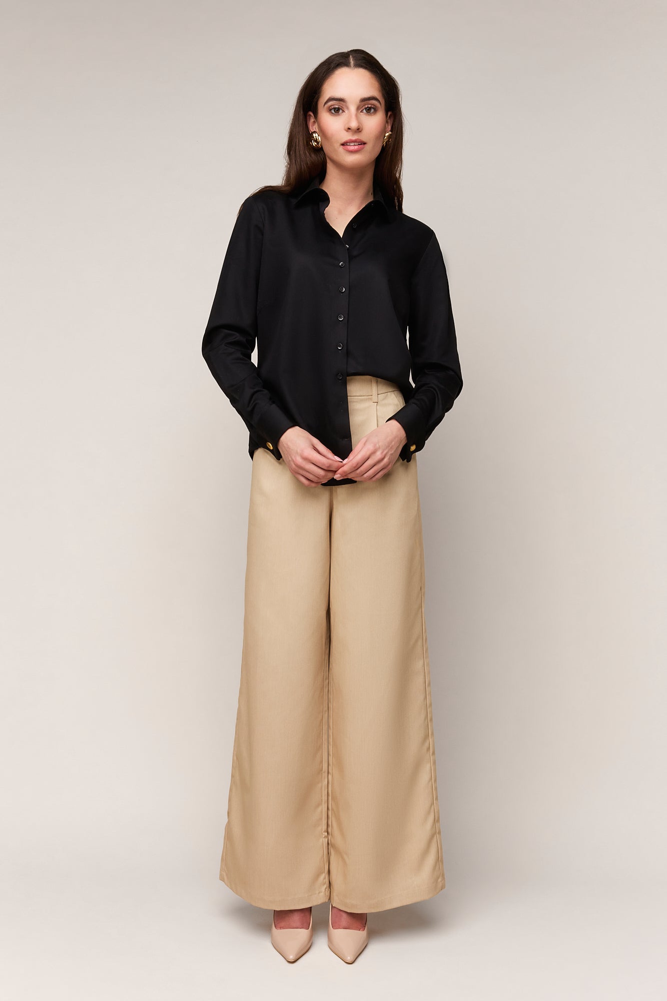 Damesblouse Regular Fit - Dubbele Manchet