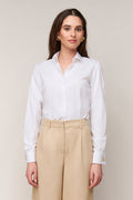 Damesblouse Slim Fit - Dubbele Manchet